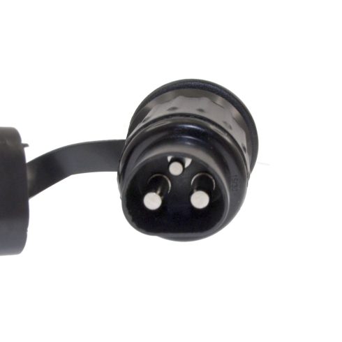 Csatlakozó dugó dugvilla 3 pólusú - műanyag