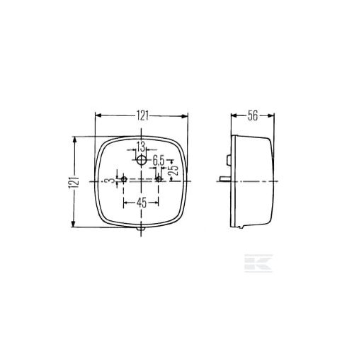 Hátsó lámpa bal és jobb oldali Hella 2SE002578701 