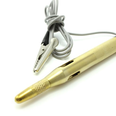 Próbalámpa  feszültségvizsgáló 6-24V réz 