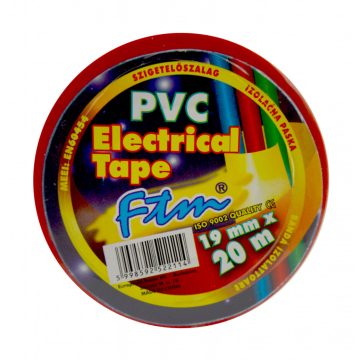 Qlight Extra szigetelőszalag 19mm - 20m Piros