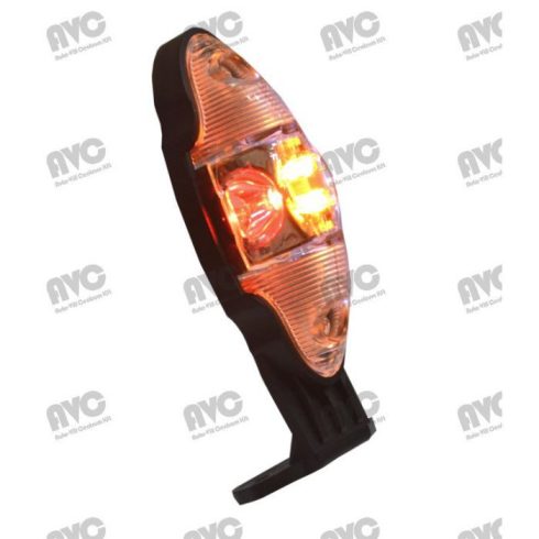 LED Szélességjelző 10-30v Piros-Sárga-Fehér talpas