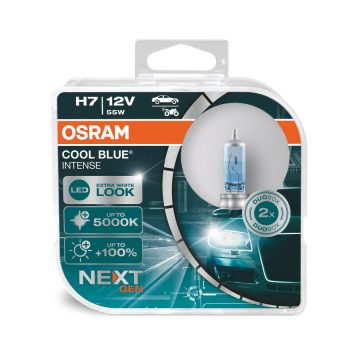 Osram 64210CBN  H7 +100% 5000K Cool Blue Intense 