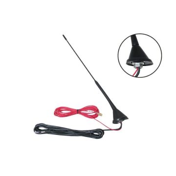   Tetőantenna VW Bora Golf Passat  SKODA Fabia Felicia Octavia erősítős 40 cm antennarúd