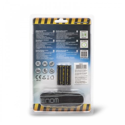 Fejlámpa COB led-del