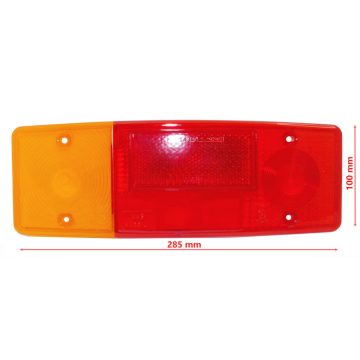 Hátsólámpa búra univerzális ZUK Bal oldali 