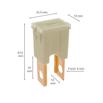 Biztosíték Késes Japán PAL294 MCSFM120