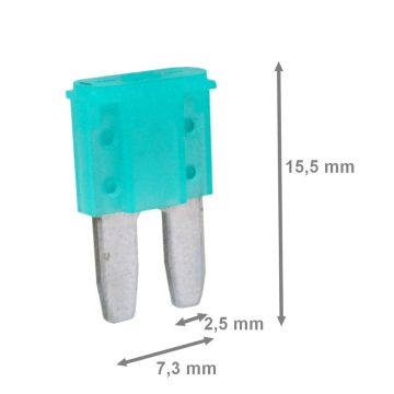 Biztositék villás Mikro2 15A