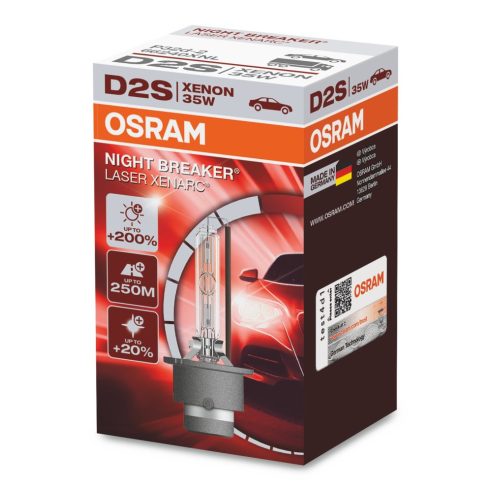 Osram D2S Night Breaker Laser +200% 66240XNL
