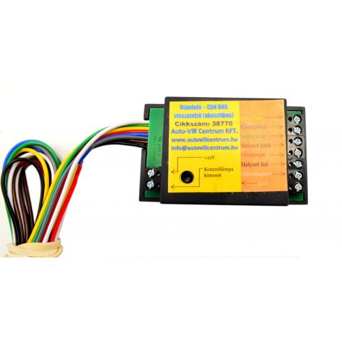 Utánfutó visszajelző CAN-BUS-os és multiplexes gépjárművekhez - hangjelzéses