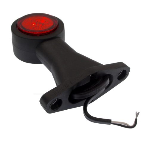 LED egyenes gumi szélességjelző lámpa Piros-Fehér