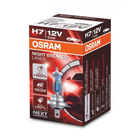 Osram Night Breaker  H7 12V 55W +150% 