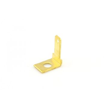 Lapos dugós sárgaréz 2,8x0,5 mm