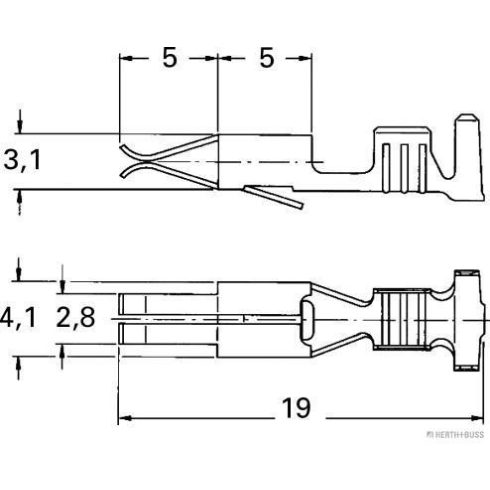 Saru 2.8x0.8 / 1.5-2.5mm