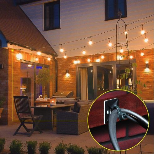 Kábelkötegelő rögzítő tappancs 19x19 mm