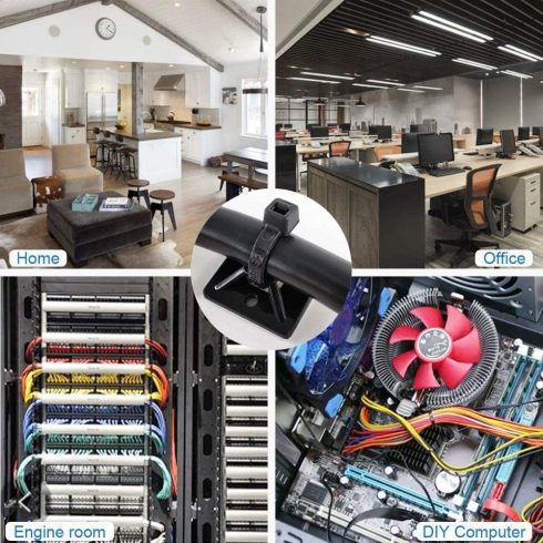 Kábelkötegelő rögzítő tappancs 19x19 mm