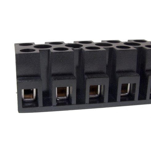 Bakelit sorkapocs 4 mm2-vezetékhez 6 tagú
