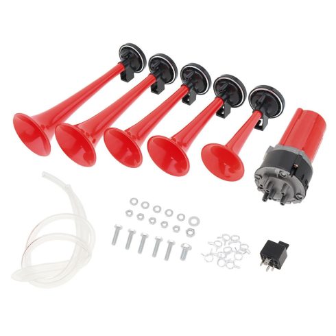 Légkürt 12V kompresszoros 5 szólamú