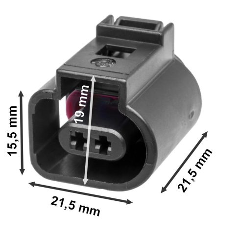 1J0973702 BOSCH csatlakozó 2 pólusú