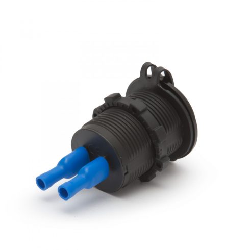 USB töltő beépíthető zöld 2,1A