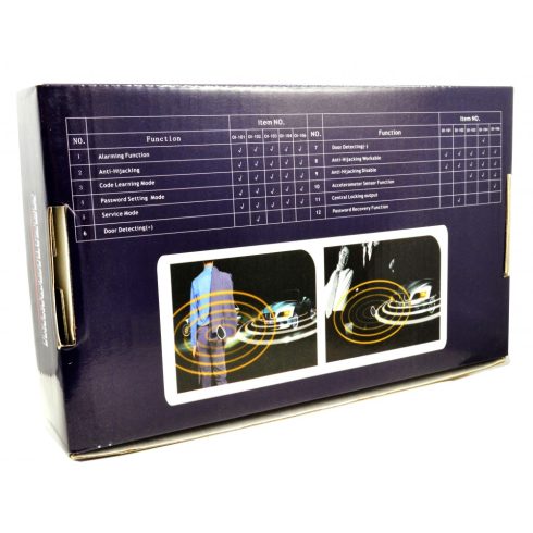 Indításgátló (Immobilizer) közelítőkártyás mozgásérzékelővel