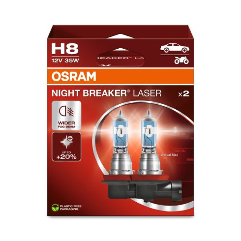 OSRAM H8 12V 35W Night Breaker Laser