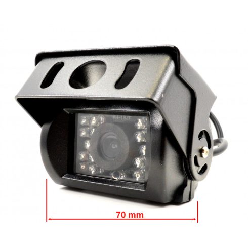 Tolatókamera vízmentes külső 12-24V Kamion- Busz- Munkagép