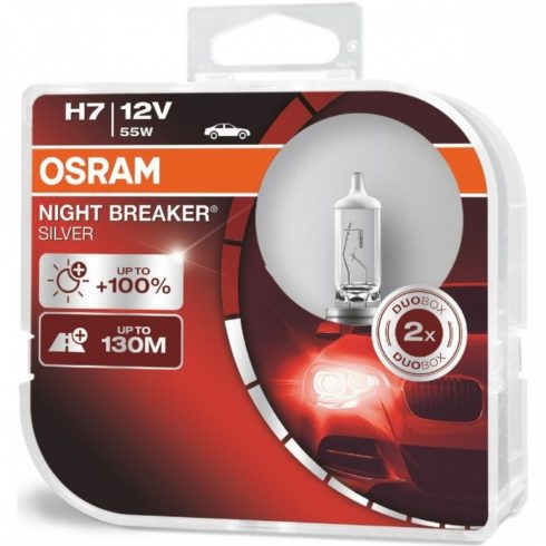 OSRAM H7 12V 55W Night Breaker Silver