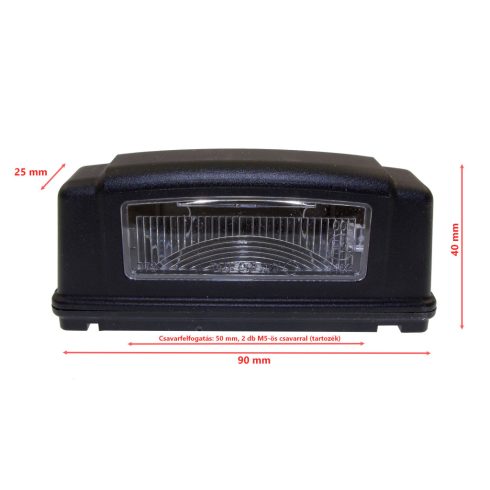 Rendszámlámpa utánfutókhoz, trailerekhez, kisteherautókhoz