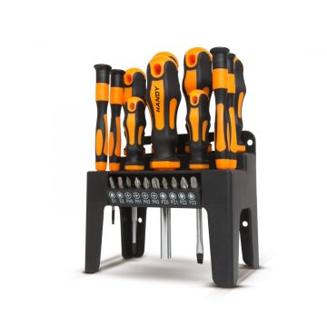   Handy csavarhúzó készlet 22 db-os tartóval csúszásmentes nyél