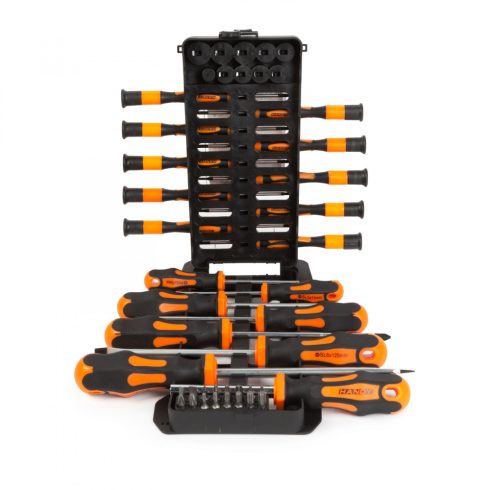 Handy csavarhúzó készlet 45 db-os tartóval csúszásmentes nyél