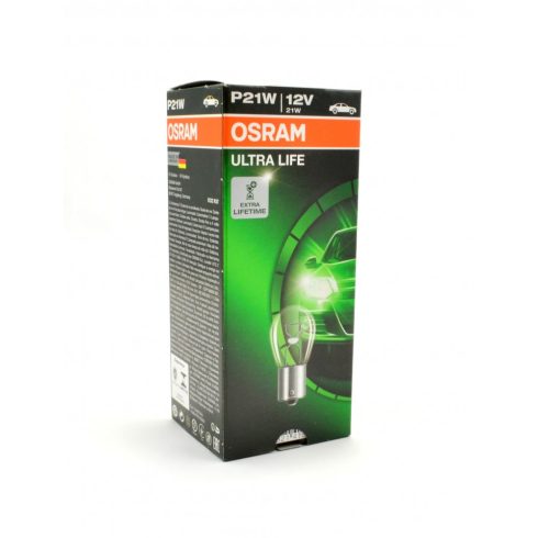 Izzó 12V P21W BA15s Osram