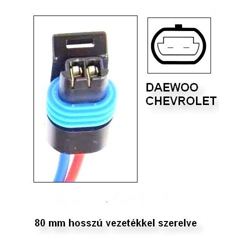 Generátor csatlakozó 2 pólusú vezetékes Daewoo Chevrolet