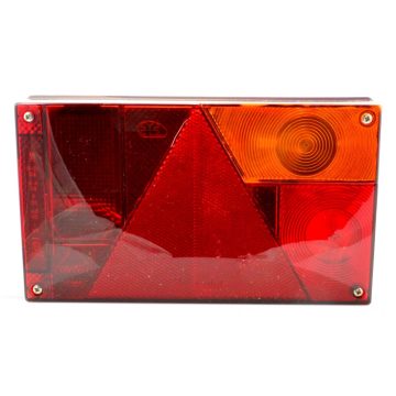 Multipoint hátsólámpa 240x140x52mm jobb  tű-csatlakozós