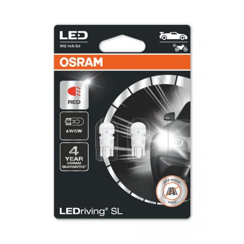 OSRAM LEDRIVING SL 2825DRP-02B W5W 2DB/BLISZTER PIROS