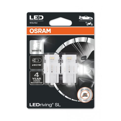 Osram LED W21W helyére fehér 7505DWP