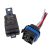 Vízmentes relé tartóval 12V 40A