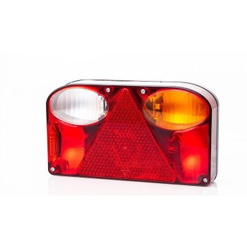   Hátsólámpa 235x135x55mm jobb tolatós tű-csatlakozós 12v izzóval