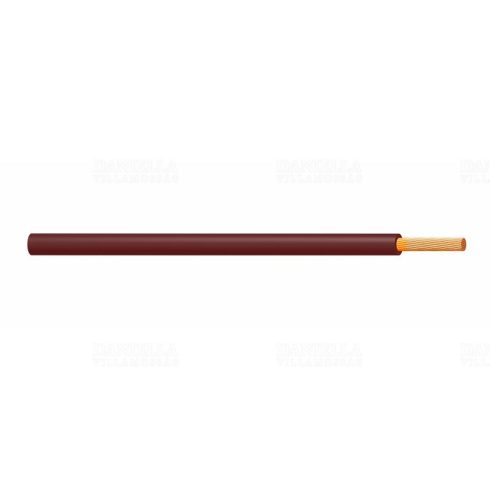 Vezeték 1x1 mm2 Barna MKH