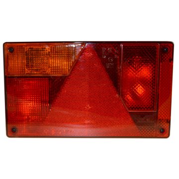   Hátsólámpa AJBA 238x138x50mm 5-tű csatlakozós bal oldali