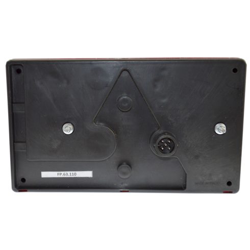 Hátsólámpa AJBA 238x138x50mm 5-tű csatlakozós bal oldali