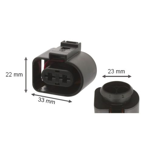 1J0973752 Bosch csatlakozó 2 pólusú