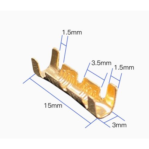Préselhető vezeték toldó nem szigetelt