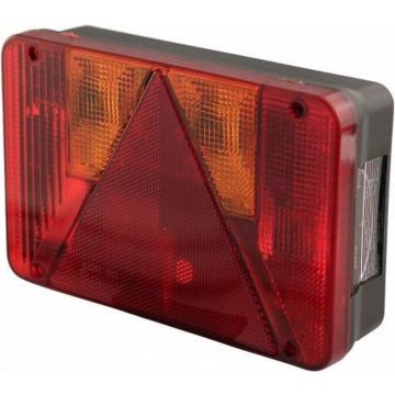   Hátsólámpa RADEX 5800-as 220x140x60mm bal oldali ködös rendszámvilágítással  
