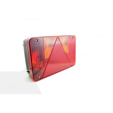   Hátsólámpa RADEX 5800 220x140x60mm bal oldali ködös tű-csatlakozós izzókkal