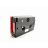   Hátsólámpa RADEX 5800 220x140x60mm bal oldali ködös tű-csatlakozós izzókkal
