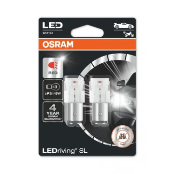 OSRAM LED 12V 21/5W piros