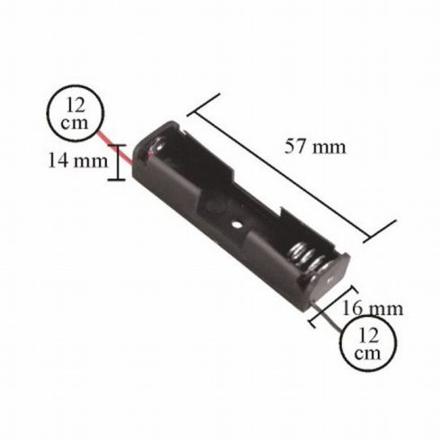 Elemcsatlakozó AA elemhez