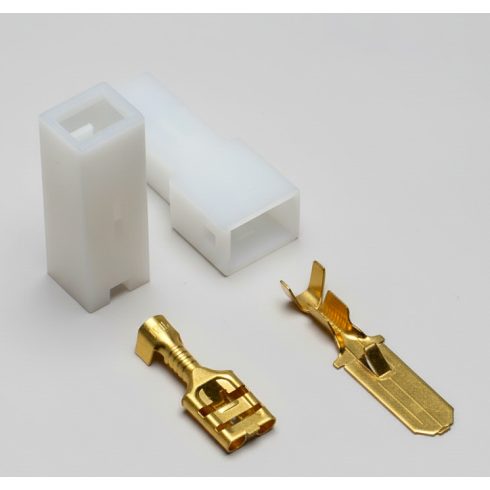 Műanyag csatlakozó szett 1 pólus