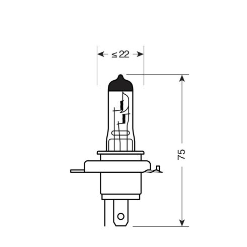 H4 12V 35/35W 4500K