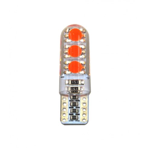 LED T10 helyére PIROS szilikonos